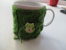 Hand knitted mug for sale  POOLE