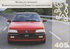 Usado, PEUGEOT  405 Betriebsanleitung 1995 Bedienungsanleitung Handbuch Bordbuch BA comprar usado  Enviando para Brazil