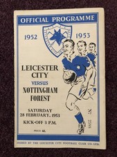 Football programme leicester for sale  POOLE