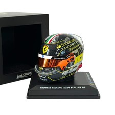 Usado, Mini capacete LookSmart Scuderia Ferrari F1 Charles Leclerc 2024 GP da Itália 1:5... comprar usado  Enviando para Brazil