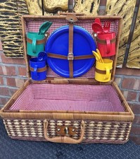 Retro picnic hamper for sale  PRESTON