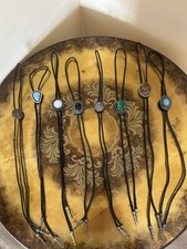 Design de Pedra Moda Bolo Gravata Enorme Lote De 8 Pingente Colar Dança Rodeio Western comprar usado  Enviando para Brazil