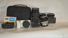 Kit completo de câmera digital Sony Alpha NEX-5T 16.1MP - Branca (com lente 16-50mm) comprar usado  Enviando para Brazil