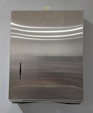 Dispensador de papel toalha comercial Wall Mt trava 15x11x4 400-500 multifold caixa aberta comprar usado  Enviando para Brazil