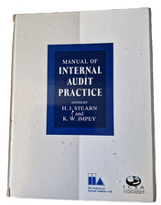 Manual internal audit for sale  CHESHAM