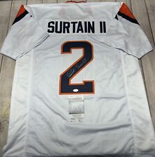 JERSEY BLANCO PERSONALIZADO FIRMADO POR LOS DENVER BRONCOS PATRICK SURTAIN II “NUEVO ESTILO” CERTIFICADO DE AUTENTICIDAD JSA segunda mano  Embacar hacia Argentina