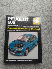 Haynes peugeot 206 for sale  WALSALL