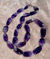 Halskette amethyst 60cm gebraucht kaufen  Ramsau