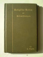 Dr.Regula Religiose Reden und Betrachtungen-1898 r Osnabruk na sprzedaż  PL