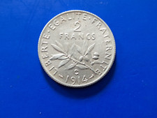 Francs semeuse 1914 d'occasion  Meylan