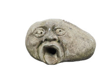 Steingesicht gartenfigur engli gebraucht kaufen  Wuppertal