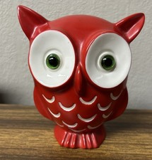 Lâmpada de perfume elétrica vintage MCM Alemanha 5" Goebel coruja vermelha olhos de vidro verde comprar usado Lâmpada de perfume elétrica vintage MCM Alemanha 5" Goebel coruja vermelha olhos de vidro verde comprar usado  Enviando para Brazil