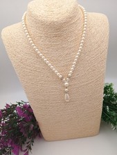 Glass pearl necklace for sale  ATTLEBOROUGH