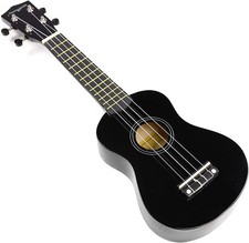 Ukulélé soprano noir d'occasion  France