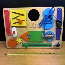 TABLERO OCUPADO Juguetes sensoriales de madera Niño pequeño Educación Aprendizaje Actividades DEMOCA segunda mano  Embacar hacia Mexico