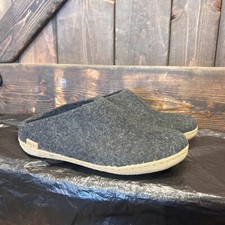 Usado, Chinelo Glerups de lã preto com parte inferior de couro - UE tamanho 38 comprar usado Usado, Chinelo Glerups de lã preto com parte inferior de couro - UE tamanho 38 comprar usado  Enviando para Brazil