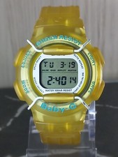 Usado, CASIO BABY G, BG-210, RELÓGIO RETRÔ ORIGINAL AMARELO GELÉIA RARO MULHERES, CRIANÇAS comprar usado  Enviando para Brazil