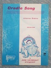 Cradle song johannes for sale  Orange