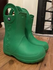 Crocs green kids for sale  HULL
