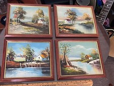 Vintage landscapes small for sale  Brownsburg