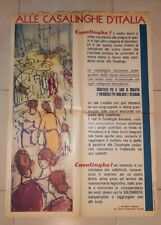 Raro manifesto elettorale usato  Avellino