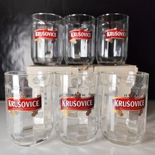 Krusovice geripptes bierglas gebraucht kaufen  Kronberg im Taunus