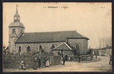 Cpa valcourt église d'occasion  Expédié en France