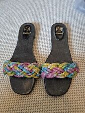 Rainbow diamante sandals for sale  ELLON