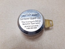 Usado, Mini-fechadura de proteção de contêiner móvel/fechadura de disco de manilha oculta Chaves incluídas Testado comprar usado  Enviando para Brazil