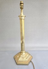 Brass flutted column for sale  UK