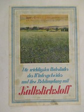 Werbe faltblatt kalkstickstoff gebraucht kaufen  Bad Düben