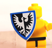 LEGO HALCÓN Escudo IMPRESO CASTILLO CLAN REINOS CABALLERO EQUIPO DE BATALLA PÁJARO ARMADURA segunda mano  Embacar hacia Mexico