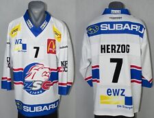 Camiseta Suiza de Hockey sobre Hielo ZSC Lions Herzog #7 Ochsner Rara Talla Adulto M segunda mano  Embacar hacia Argentina