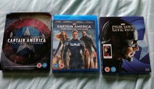 Captain america trilogy for sale  HORLEY