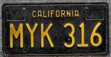 black 1963 plates for sale  Provo