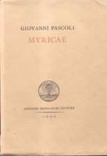 Pascoli giovanni. myricae. usato  Lucca