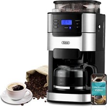 GEVI 10 XÍCARAS CAFETEIRA MOEDOR MOEDOR MOEDOR MÁQUINA DE FAZER REBARBA MOEDOR COMBO - PRETO comprar usado  Enviando para Brazil