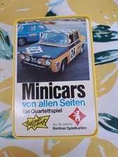 Quartett kartenspiele minicars gebraucht kaufen  Rangendingen