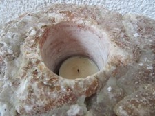 Teelichthalter edelstein natur gebraucht kaufen  Obersulm