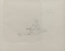 Desenho de produção original Disney Aladdin and Abu On The Magic Carpet  comprar usado Desenho de produção original Disney Aladdin and Abu On The Magic Carpet  comprar usado  Enviando para Brazil