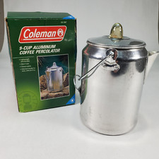 Cafeteira Coleman Stove Top/Camping 9 xícaras de alumínio na caixa comprar usado  Enviando para Brazil