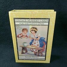 Cartões de rima de quarto de bebê para pequenos brinquedo arte de parede decoração de quarto de bebê vintage comprar usado  Enviando para Brazil