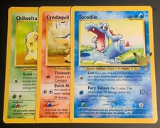Usado, Pokemon First Partner Pack Johto JUMBO Conjunto de Cartas Cyndaquil Chikorita Totodile comprar usado  Enviando para Brazil
