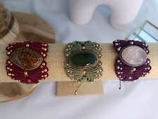 Bracelet micro macramé d'occasion  Haubourdin