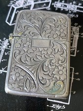 Silver case zippo for sale  MIRFIELD