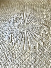 Antique wholecloth quilt for sale  UK