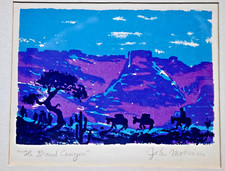 Original serigraph framed for sale  Reston