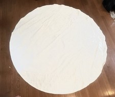 Round matelasse tablecloth for sale  White Plains