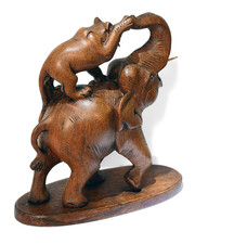 Vintage carved wooden for sale  RYDE