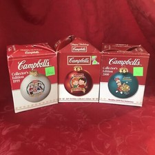 Campbell soup ornaments for sale  North Manchester